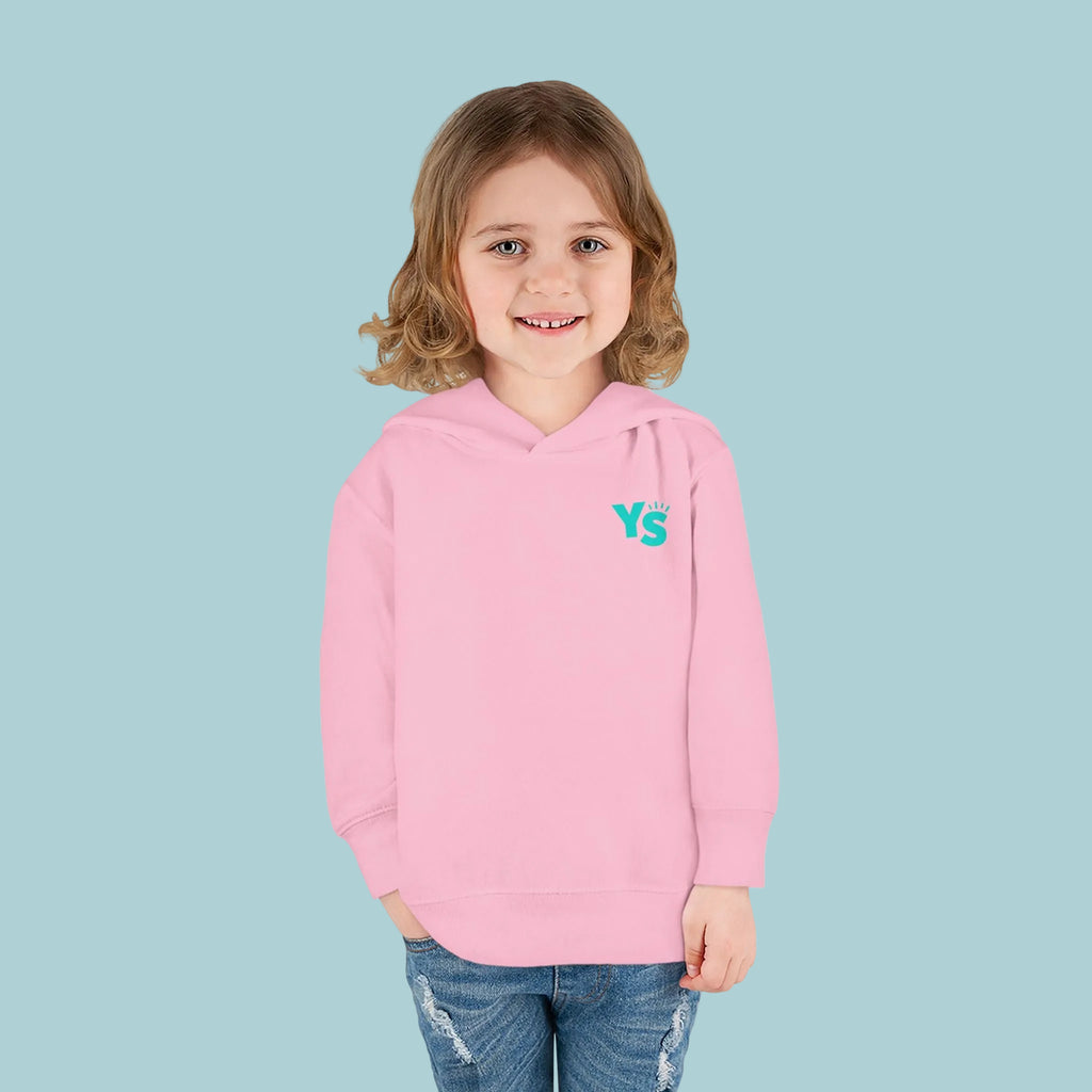 Toddler Hoodie — 'Yellow Stone Equestrian' Logo Pullover (Kids Fleece)