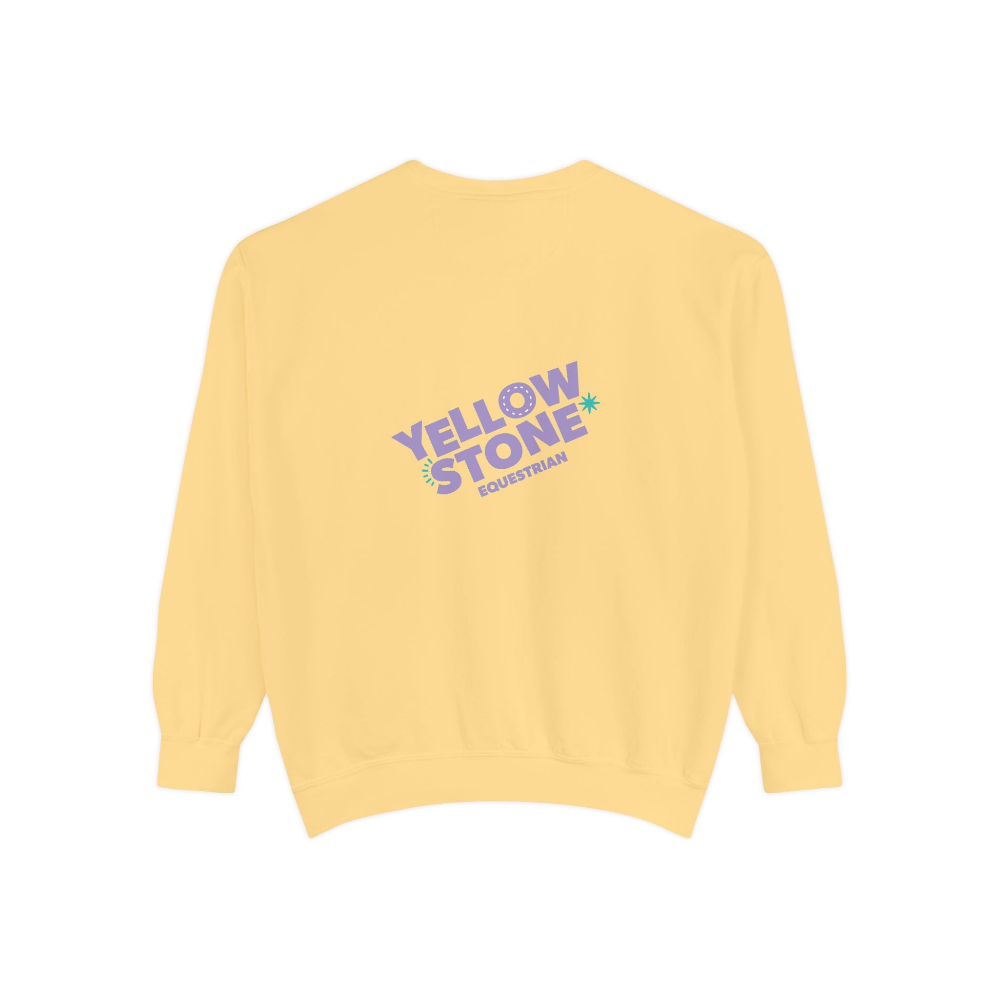 Retro Surf Badge Sweatshirt — 'Good Vibes' Pastel Crewneck