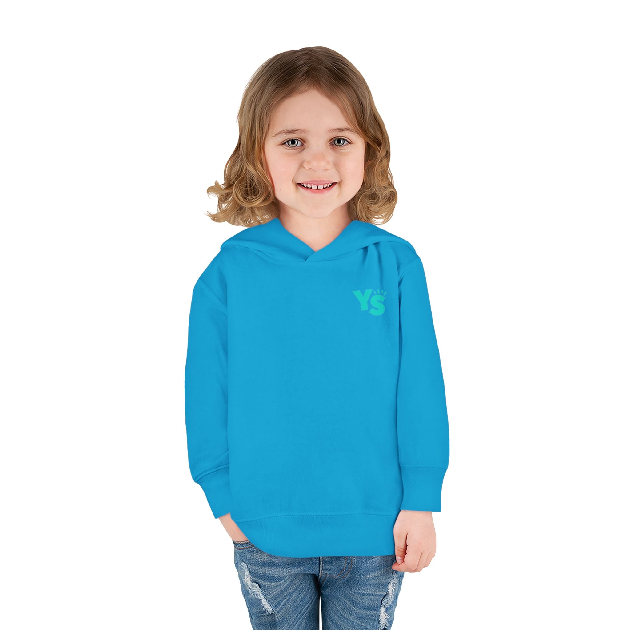 Toddler Hoodie — 'Yellow Stone Equestrian' Logo Pullover (Kids Fleece)
