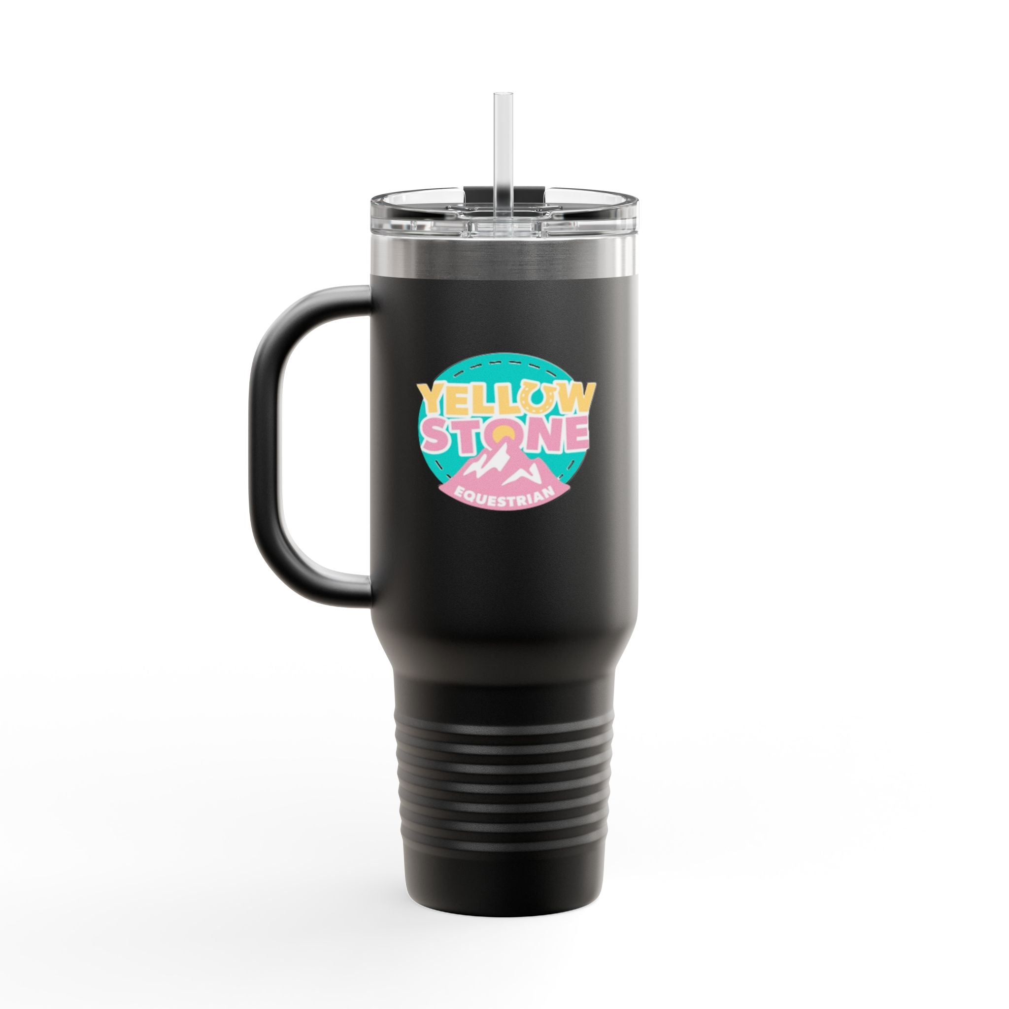 Yellowstone Equestrian Retro Logo 40oz Insulated Travel Mug
