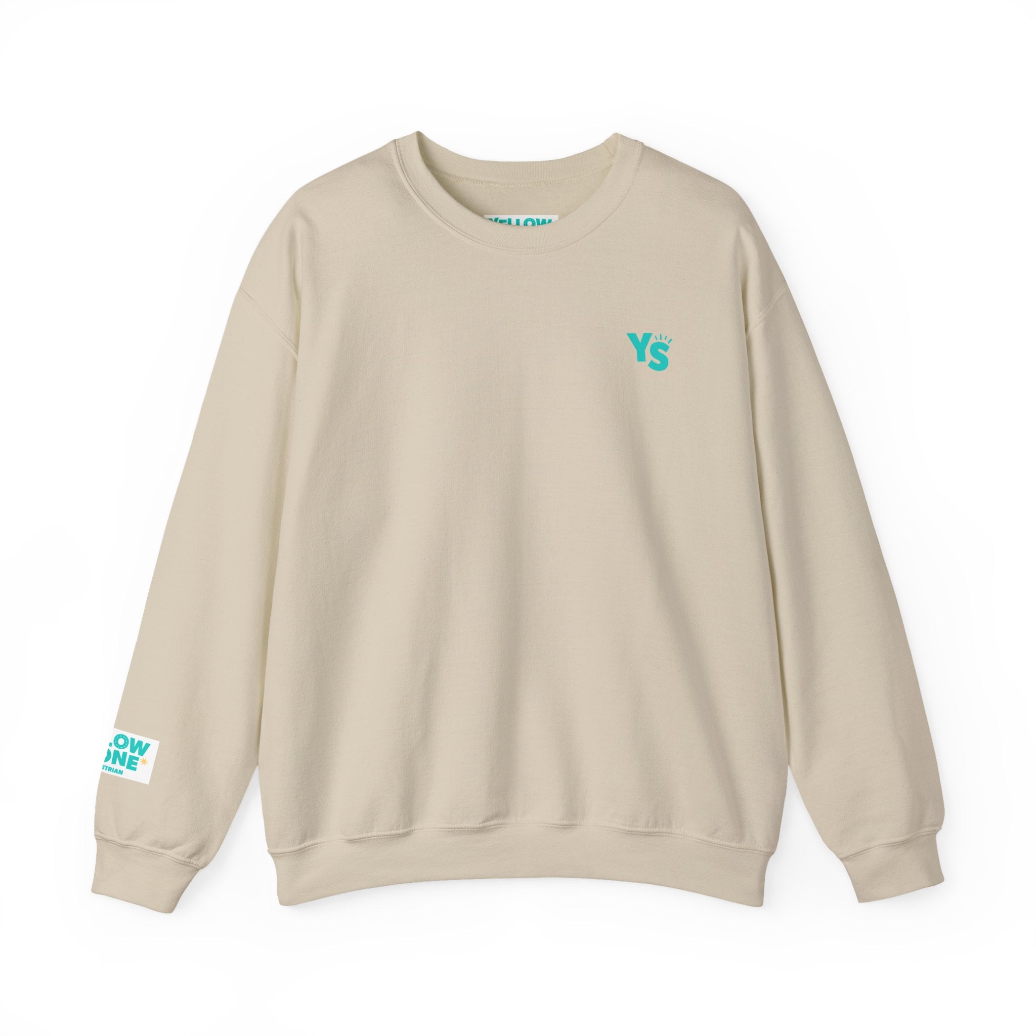 Yellowstone Equestrian Crewneck Sweatshirt – Pastel Logo Mountain Pullover