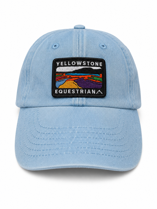 Junior Low Profile Vintage Cap - Light Blue