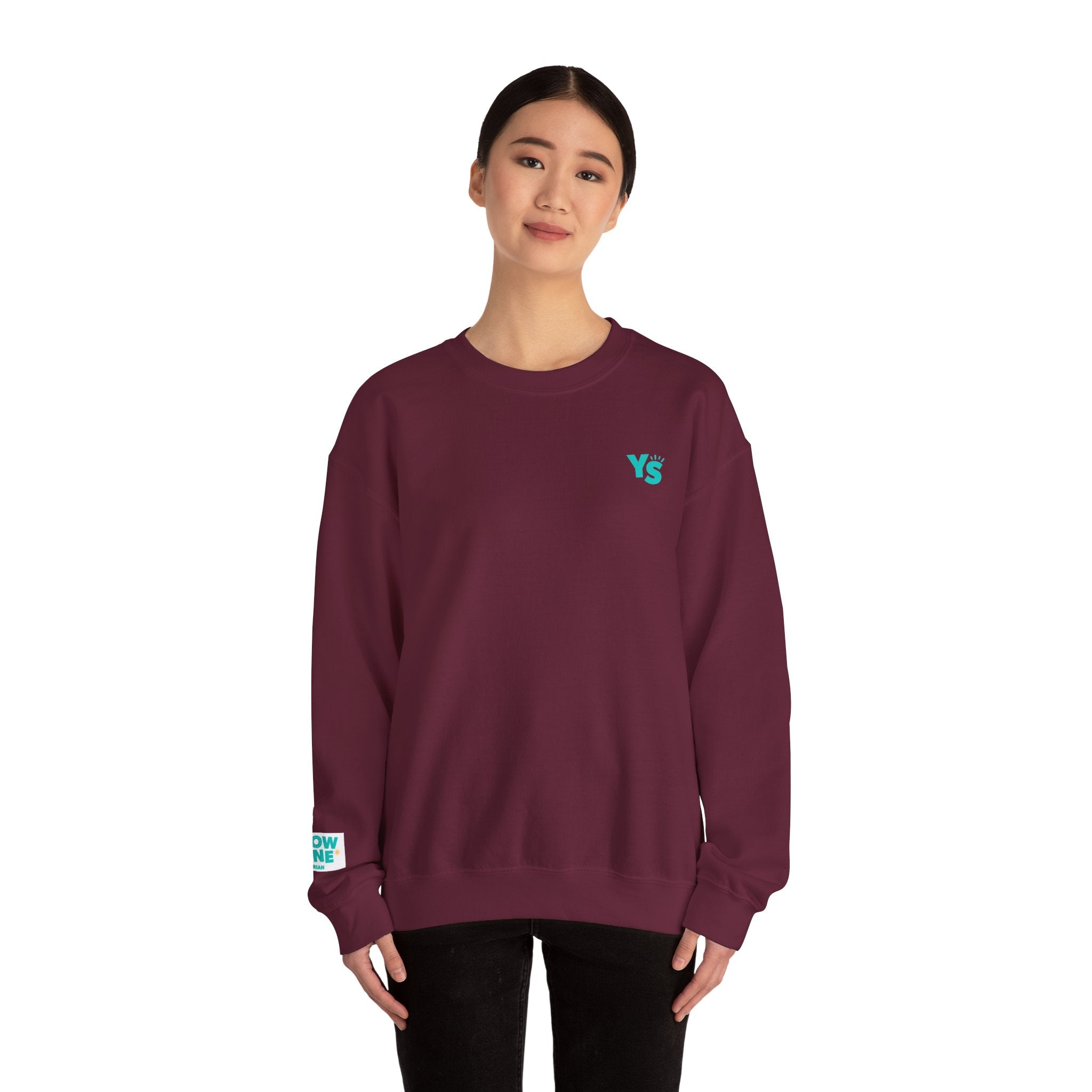 Yellowstone Equestrian Crewneck Sweatshirt – Pastel Logo Mountain Pullover