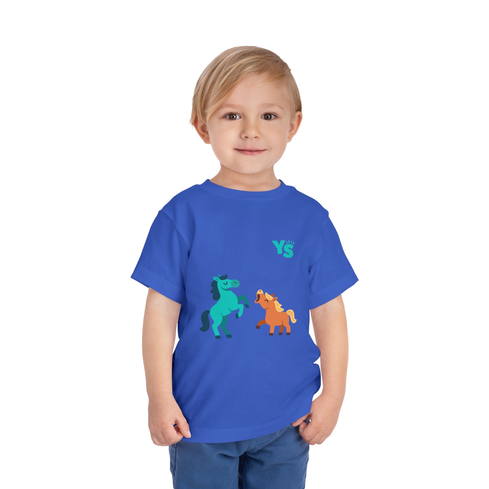 Toddler horse Tee — Playful Pony Pair Graphic