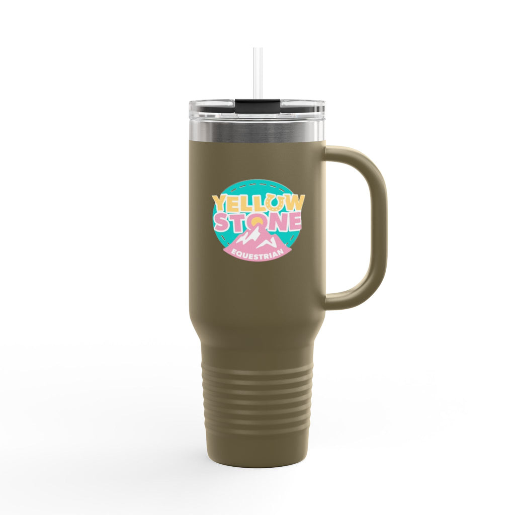 Yellowstone Equestrian Retro Logo 40oz Insulated Travel Mug