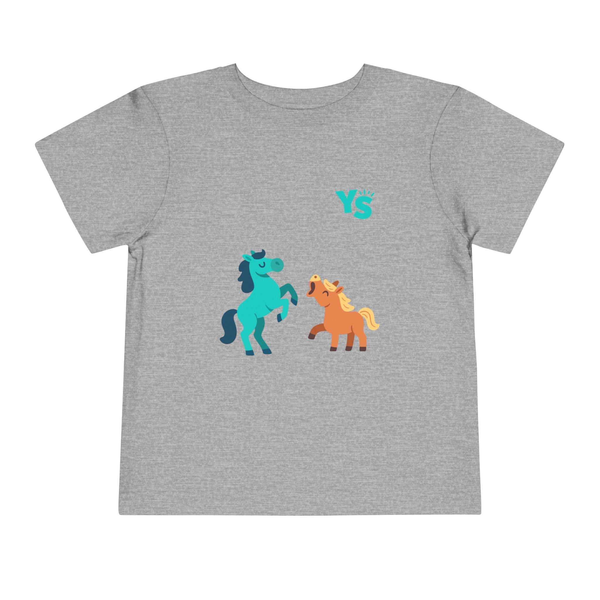 Toddler horse Tee — Playful Pony Pair Graphic