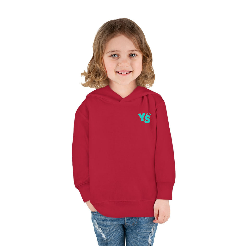 Toddler Hoodie — 'Yellow Stone Equestrian' Logo Pullover (Kids Fleece)