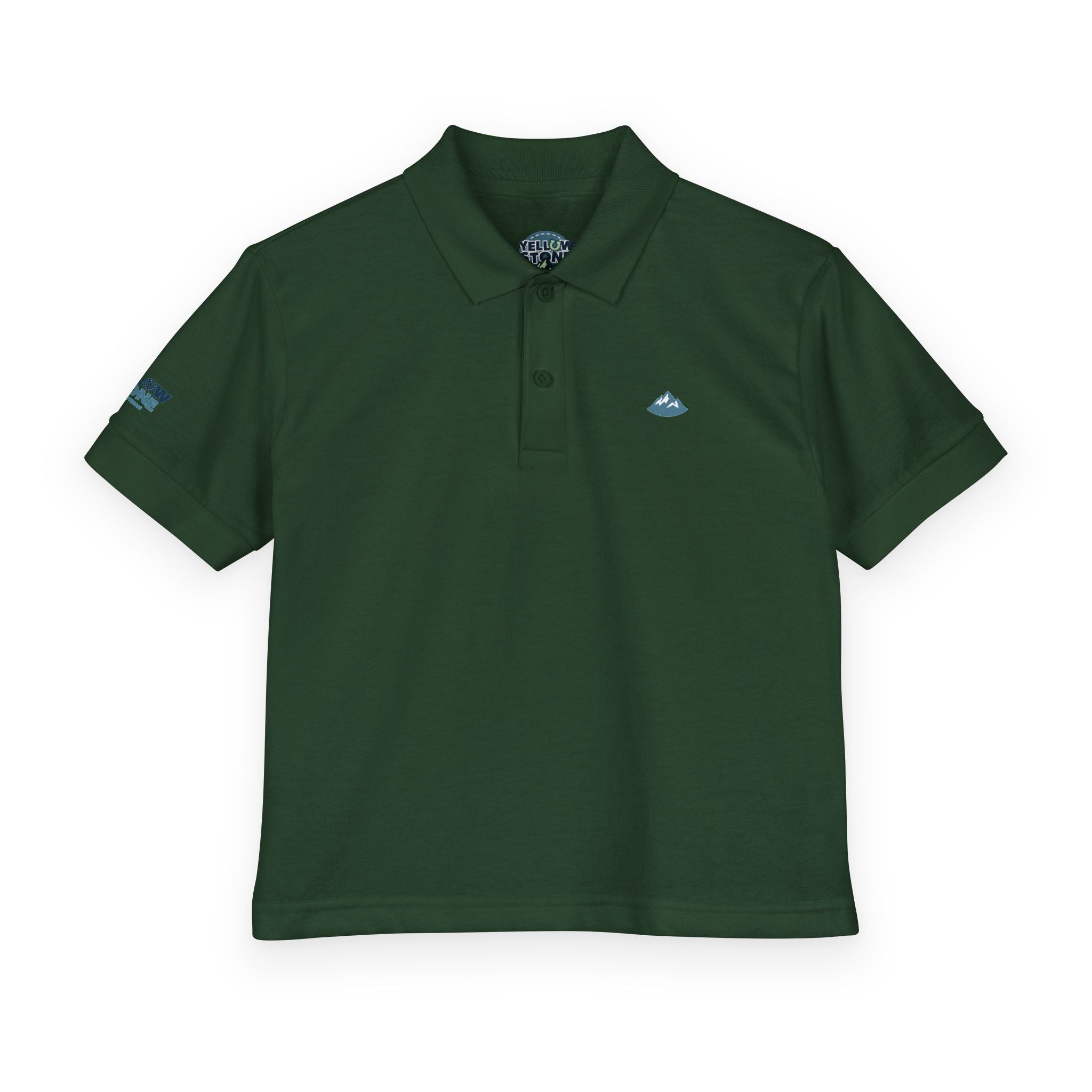 Youth Polo Shirt with Teal "YS" Logo — Kids Riding & Casual Polo