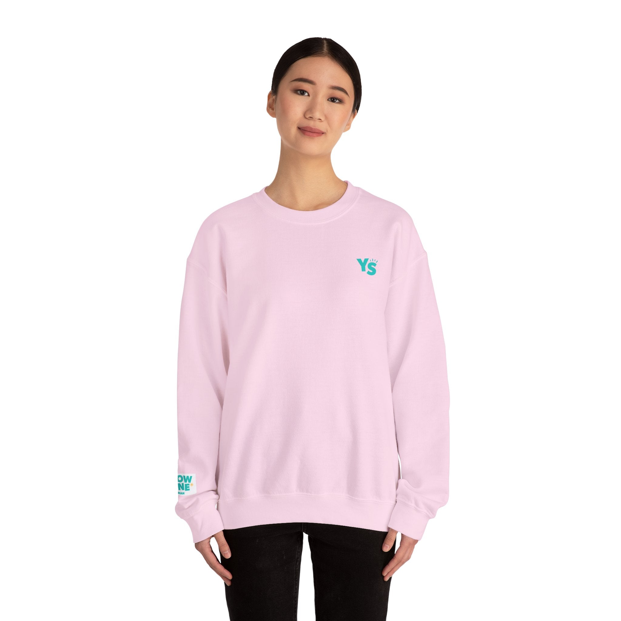 Yellowstone Equestrian Crewneck Sweatshirt – Pastel Logo Mountain Pullover