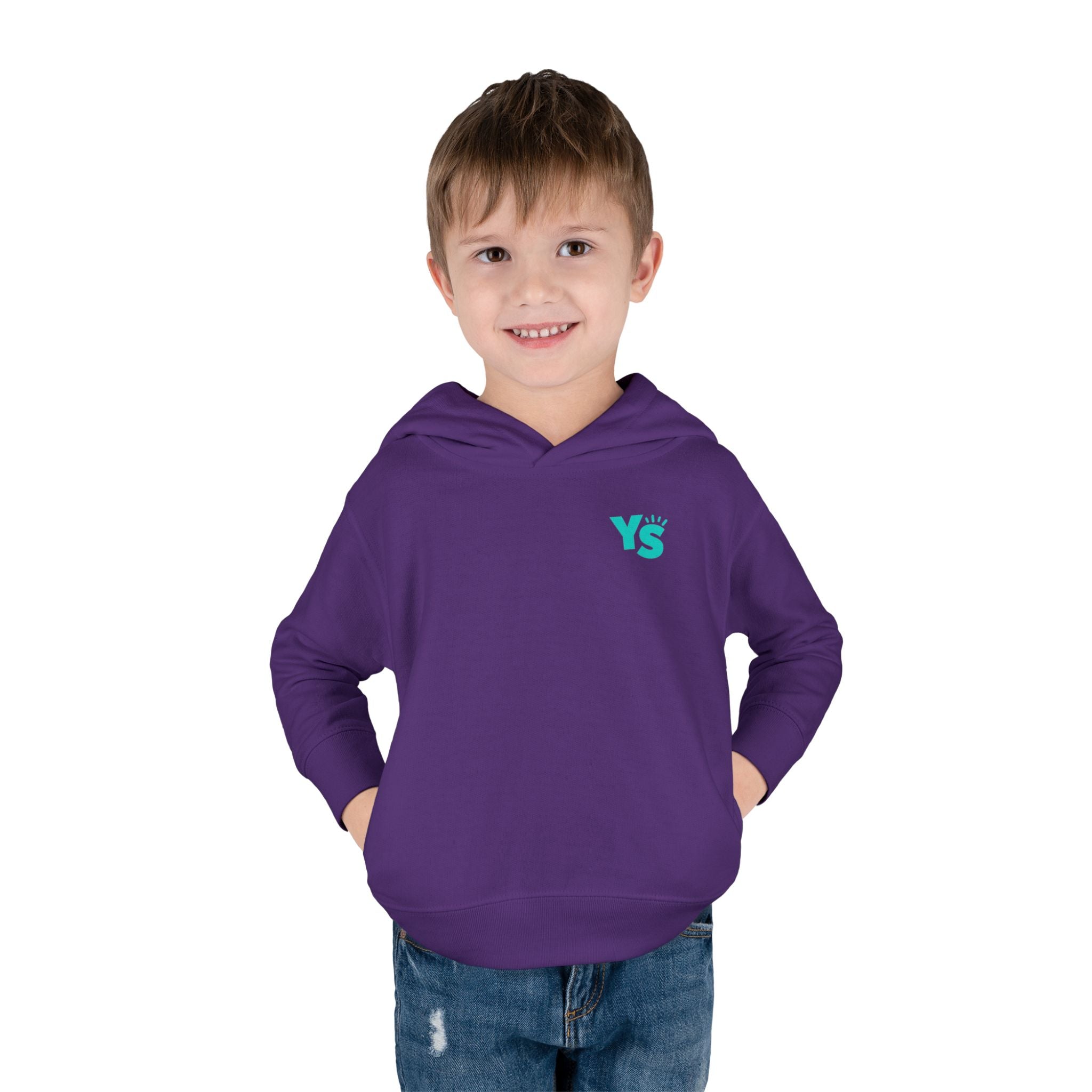 Toddler Hoodie — 'Yellow Stone Equestrian' Logo Pullover (Kids Fleece)