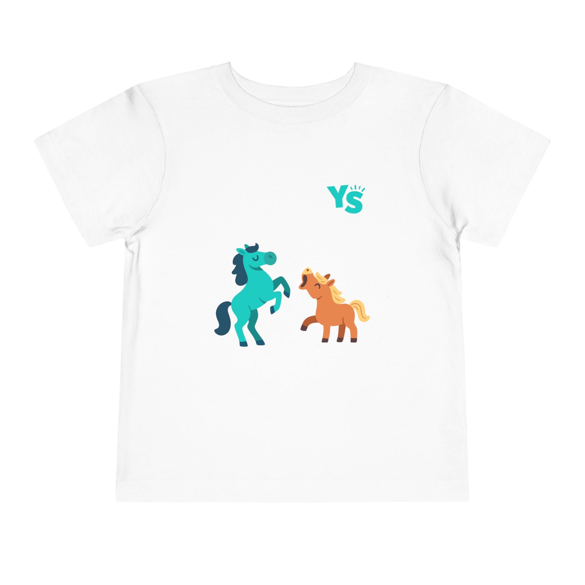 Toddler horse Tee — Playful Pony Pair Graphic
