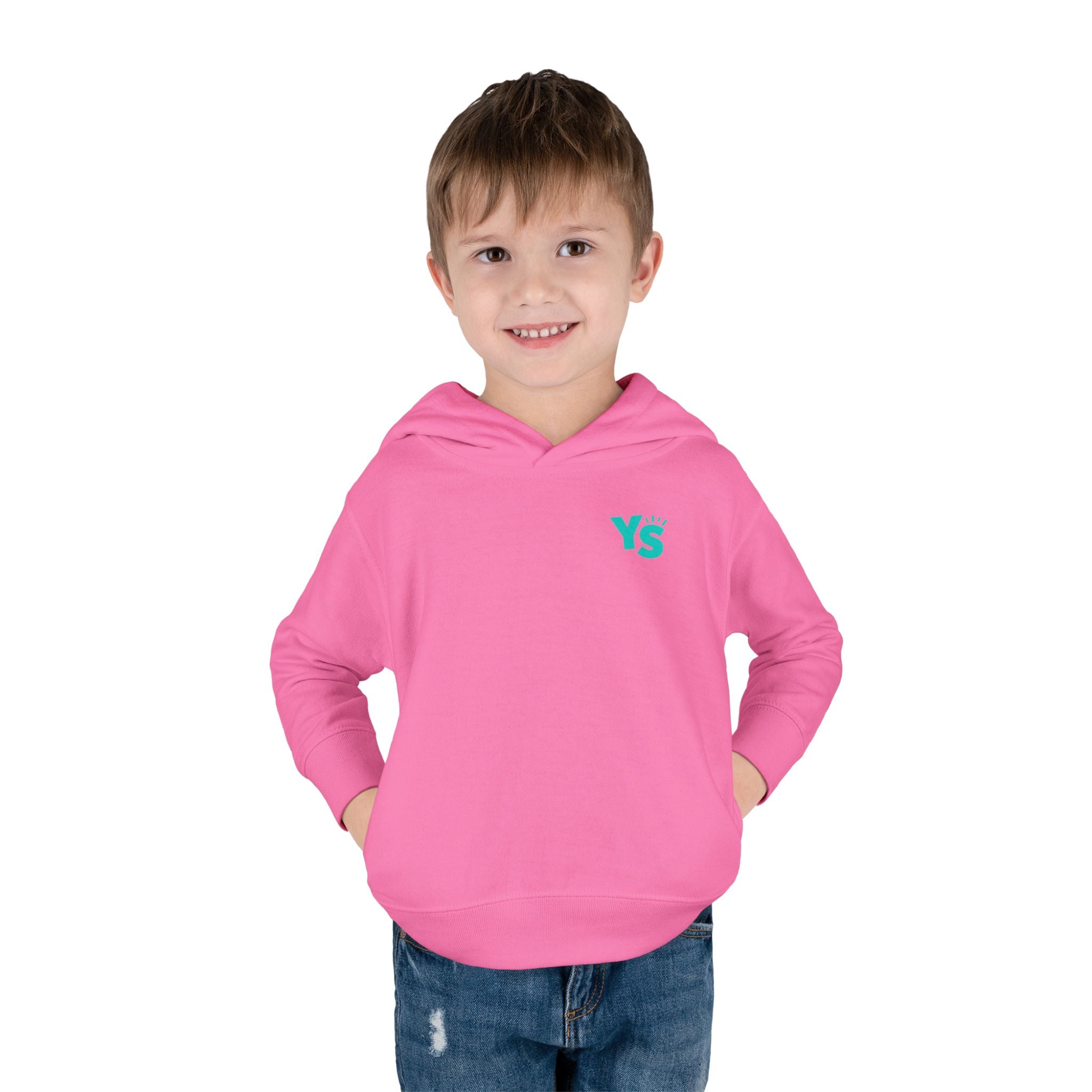 Toddler Hoodie — 'Yellow Stone Equestrian' Logo Pullover (Kids Fleece)