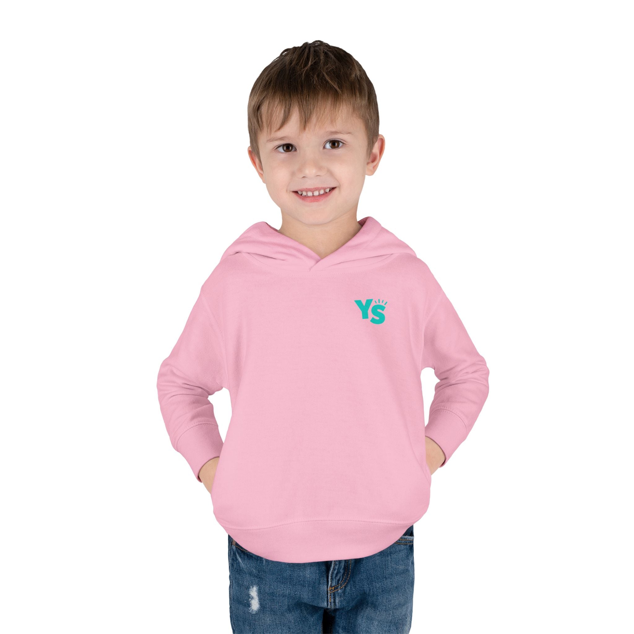 Toddler Hoodie — 'Yellow Stone Equestrian' Logo Pullover (Kids Fleece)