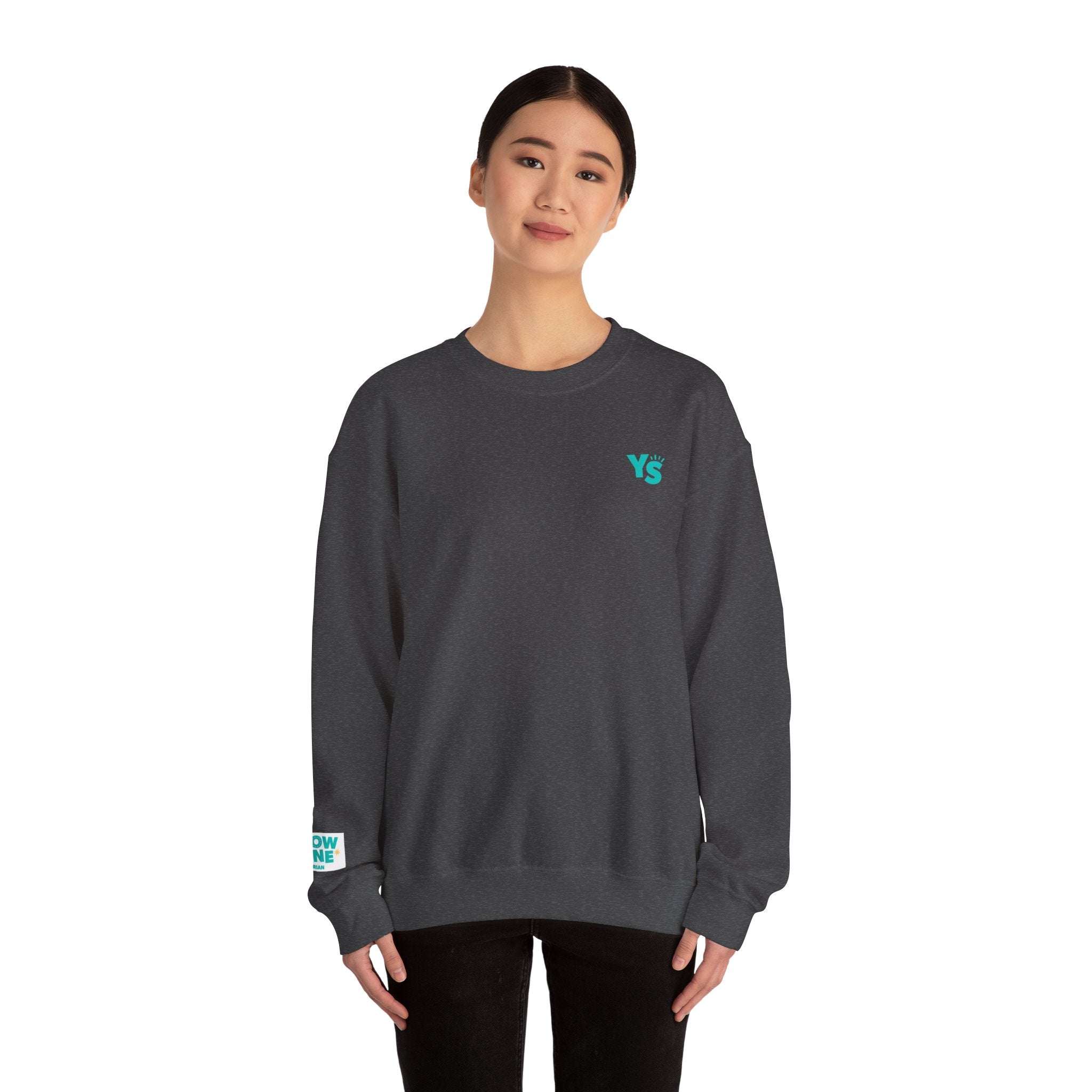 Yellowstone Equestrian Crewneck Sweatshirt – Pastel Logo Mountain Pullover