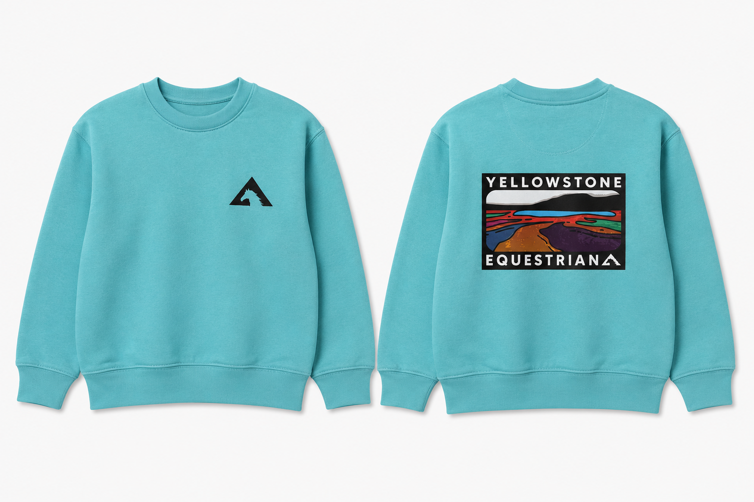 Unisex Kids Sweatshirt Teal