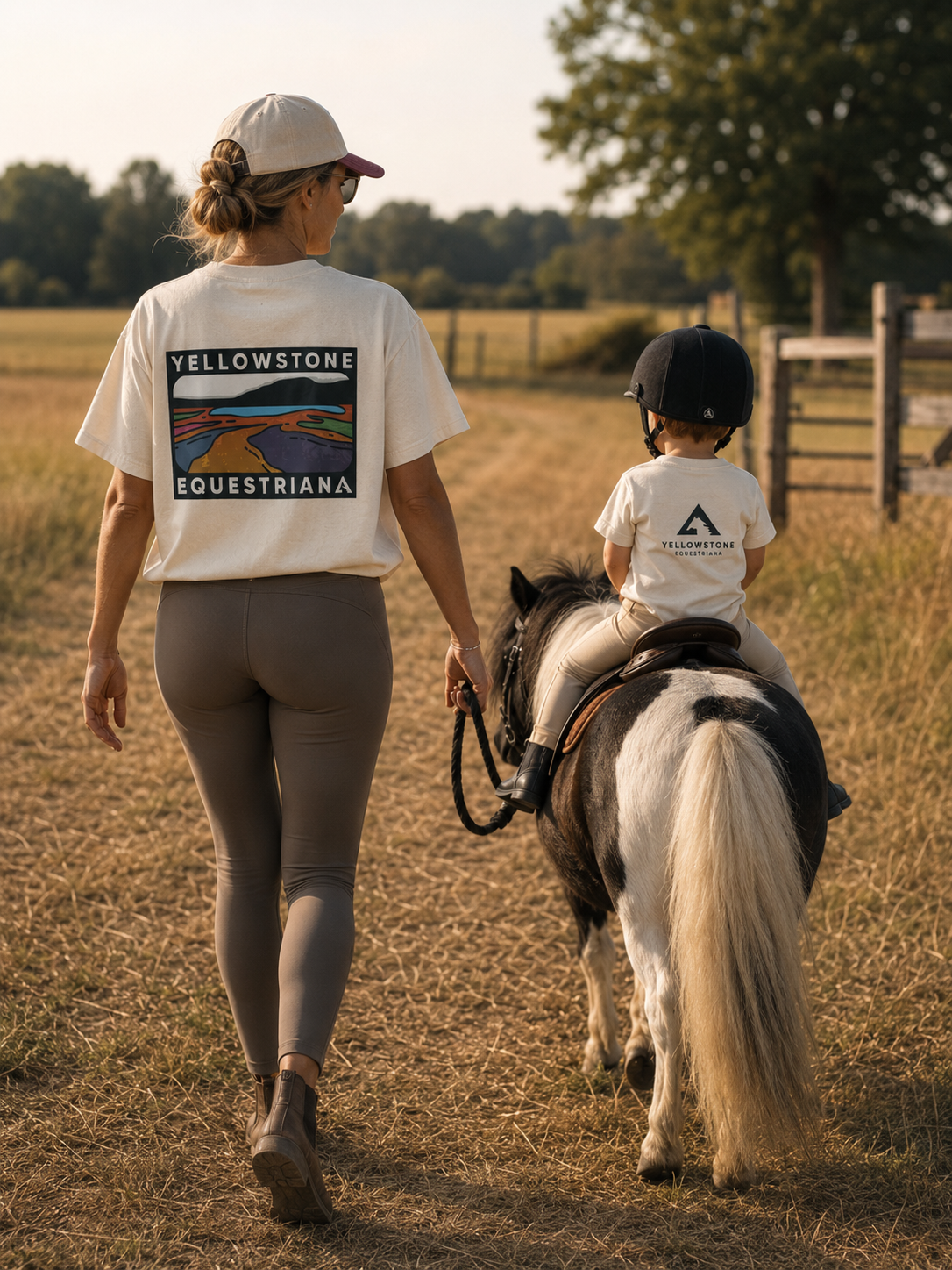 Ladies Short Sleeve T-shirt - Blue/Grey