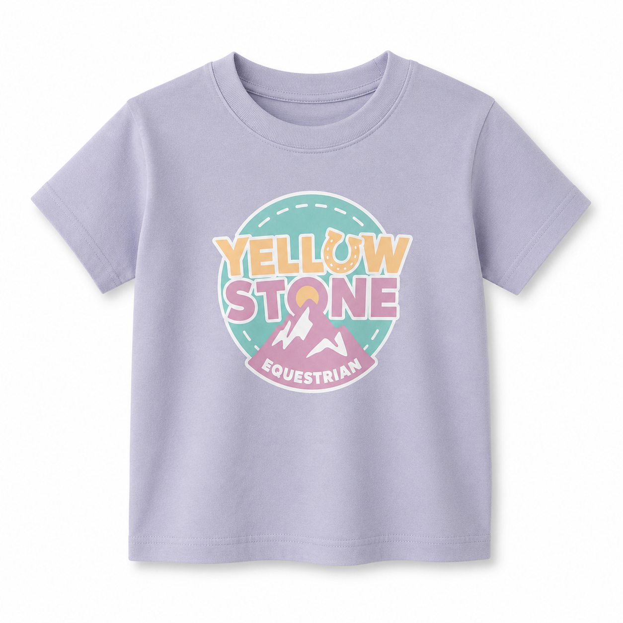 Kids Unisex Short Sleeve T-shirt Lavender
