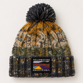 Corkscrew Pom Pom Beanie - Autumn Moss