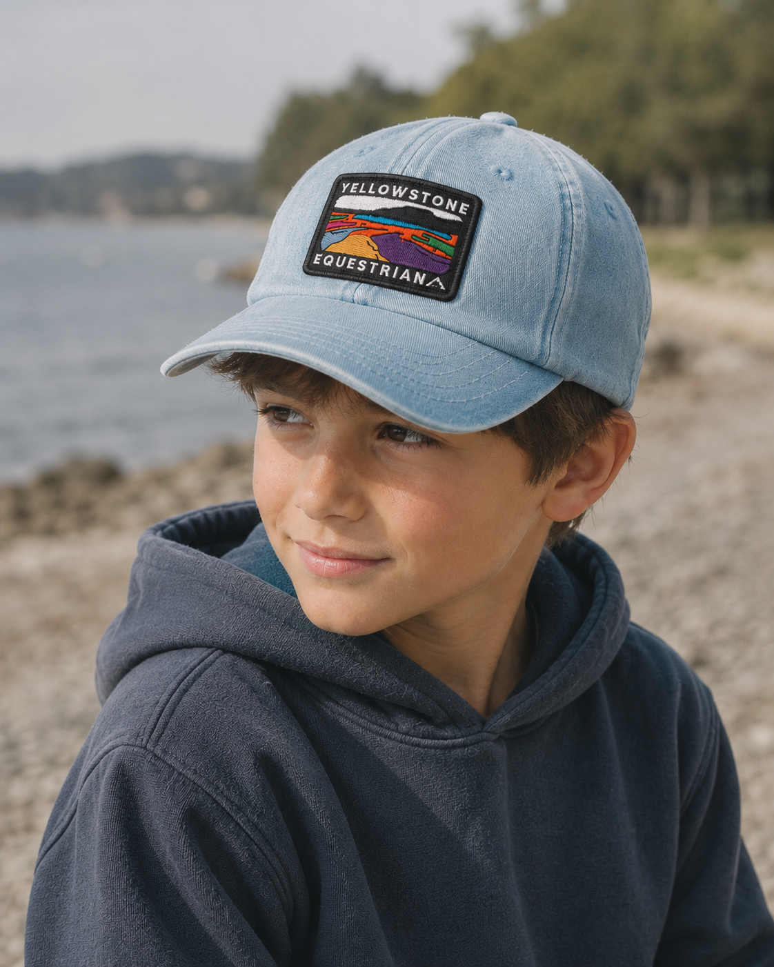 Junior Low Profile Vintage Cap - Light Pink