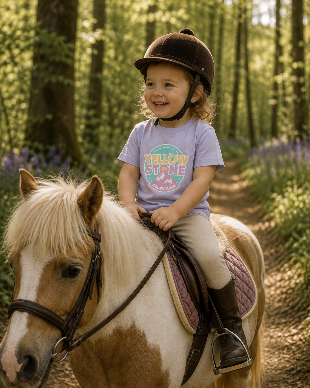 Kids Unisex Short Sleeve T-shirt Lavender